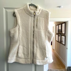 Calvin Klein white fleece vest- never worn!